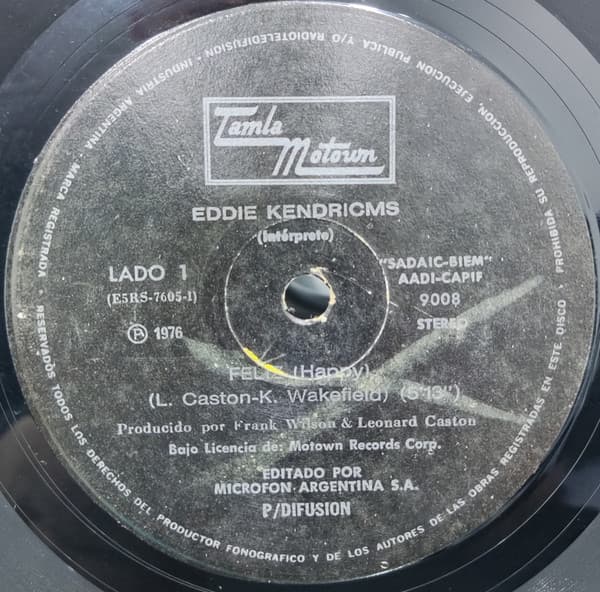 Eddie Kendricks — Feliz = Happy