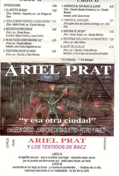 Ariel Prat Y Los Testigos De Baez — Y Esa Otra Ciudad