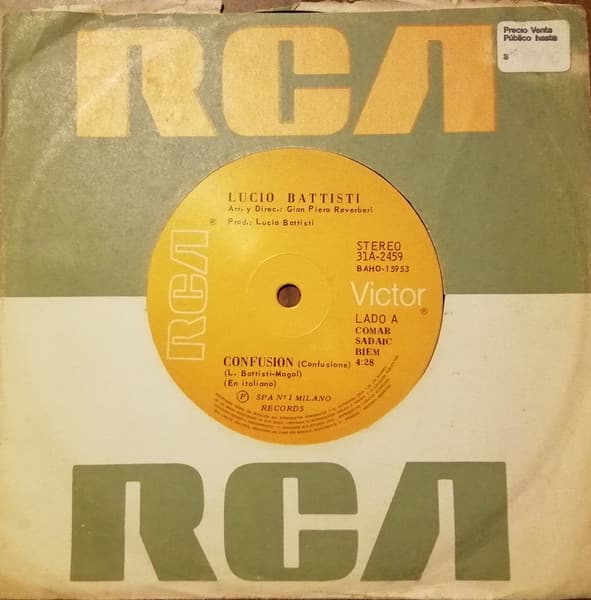 Lucio Battisti — Confusion / Siempre Sonando