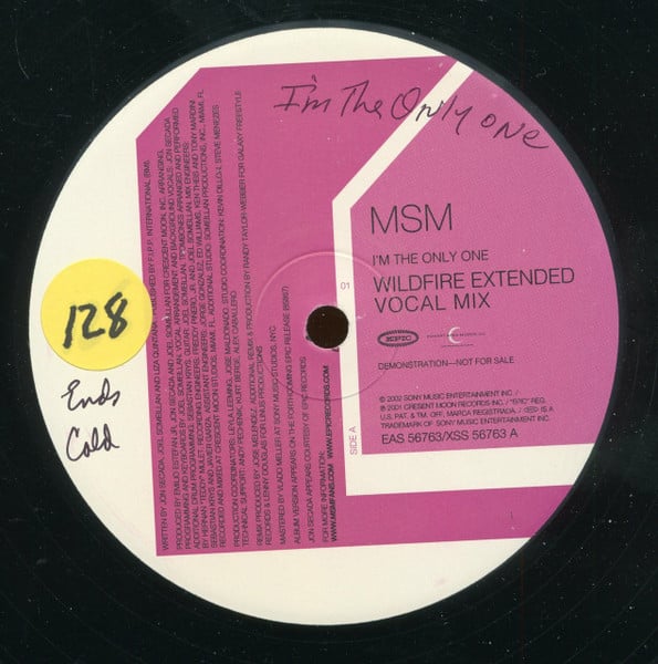 MSM – I'm The Only One