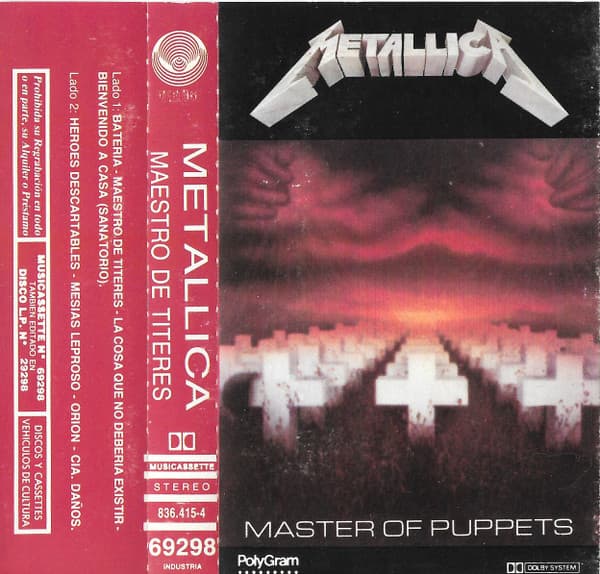 Metallica — Master Of Puppets = Maestro De Titeres