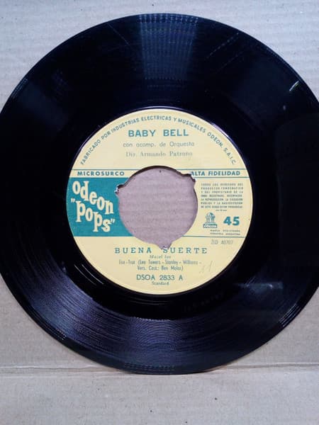 Baby Bell & Armando Patrono Y Su Orquesta — Buena Suerte - Cascabel
