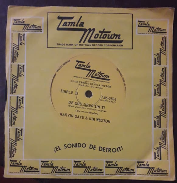 Marvin Gaye & Kim Weston — De Que Sirvo Sin Ti = What Good Am I Without You