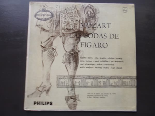 Mozart & Walter Berry & Rita Streich & Christa Ludwig & Sena Jurinac & Paul Schöffler & Ira Malaniuk & Rosl Schwaiger & Oskar Czerwenka & Erich Majkut & Murray Dickie & Karl Dönch & Coro De La Ópera Del Estado De Viena & Orquesta Sinfónica De Viena & Karl Böhm — Las Bodas De Fígaro (Fragmentos)