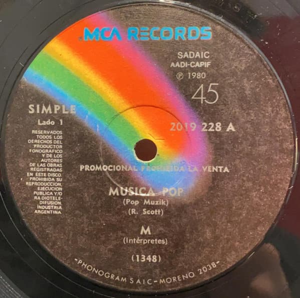 M — Musica Pop = Pop Muzik / Factor M = M Factor