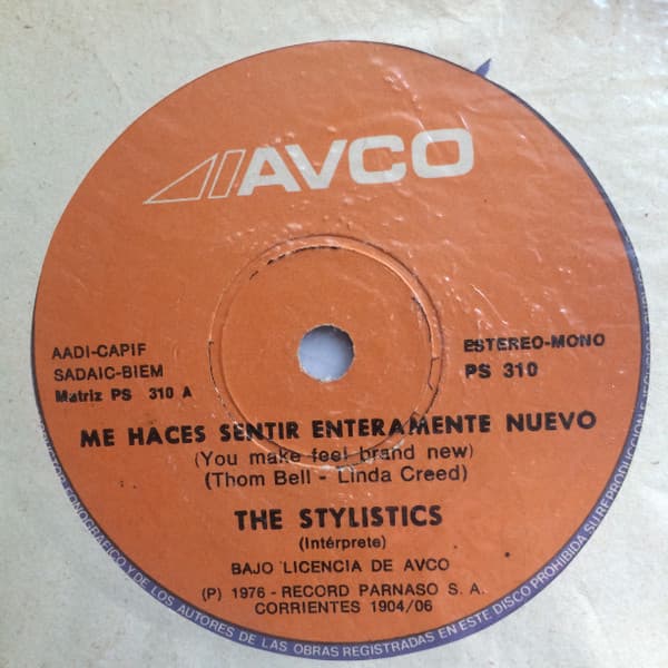 The Stylistics — Me Haces Sentir Entreramente Nuevo / Funky Weekend