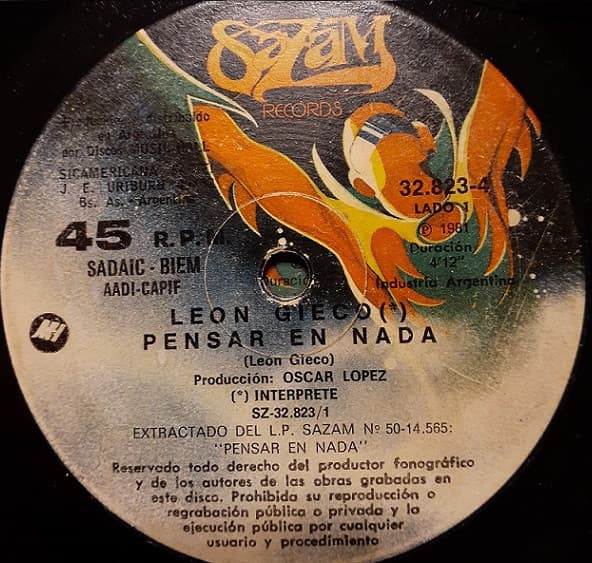 León Gieco — Pensar En Nada