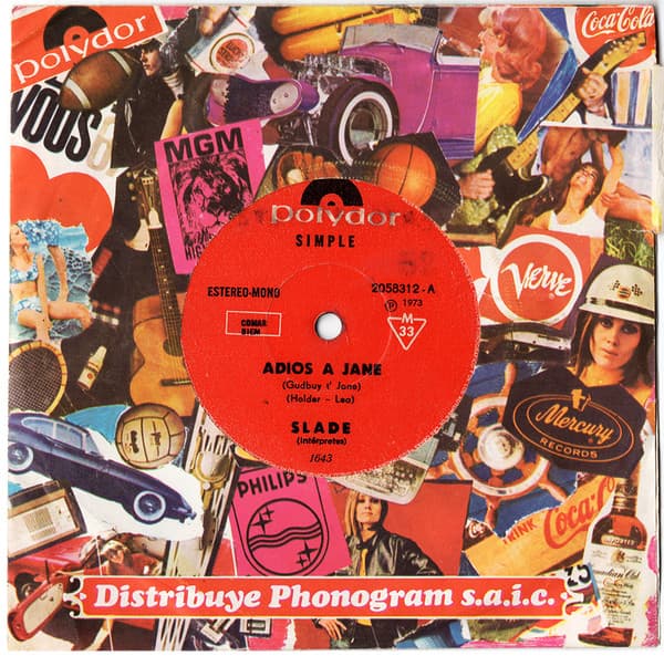 Slade — Adiós A Jane = Gudbuy T' Jane / No Dejaré Que Vuelva A Suceder