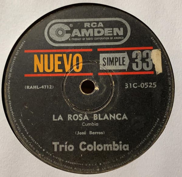 Trio Colombia — La Rosa Blanca / Solo Con El Mar