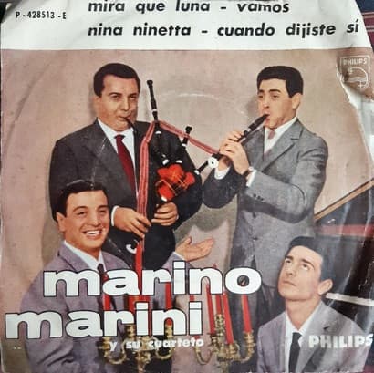 Marino Marini Y Su Cuarteto — Mira Que Luna