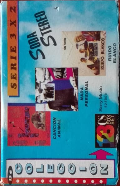 Soda Stereo — De Colección Serie 3x2 (Canción Animal, Nada Personal, Ruido Blanco)