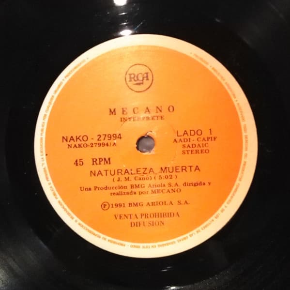 Mecano — Naturaleza Muerta