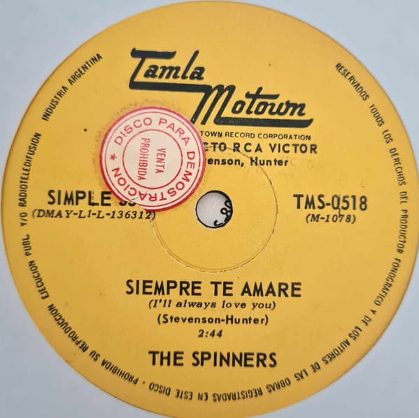The Spinners — I'll Always Love You