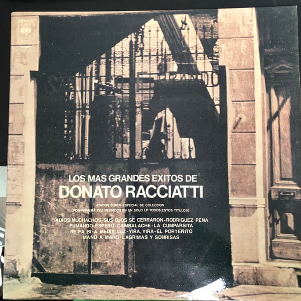 Donato Racciatti Y Su Orquesta Típica — Los Más Grandes Exitos de Donato Racciatti Y Su Orquesta Típica