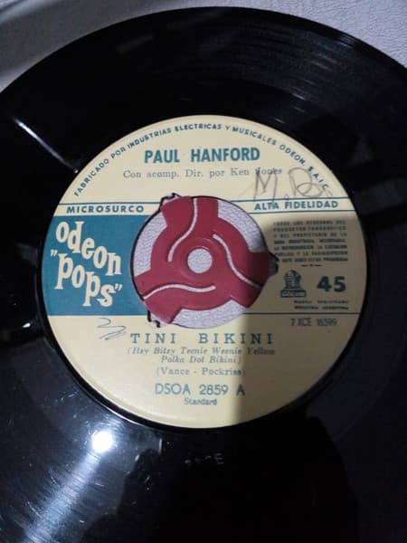 Paul Hanford — Tini Bikini = Itsy Bitsy Teenie Weenie Yellow Polka Dot Bikini