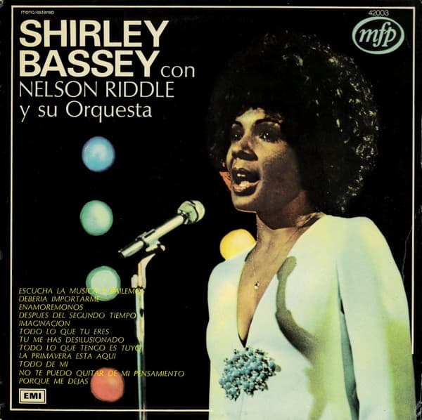 Shirley Bassey & Nelson Riddle Y Su Orquesta — Shirley Bassey Con Nelson Riddle Y Su Orquesta