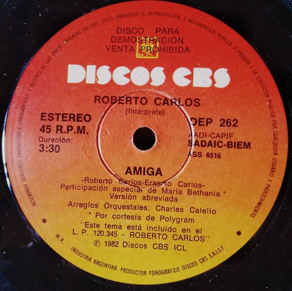 Roberto Carlos & Maria Bethânia — Amiga