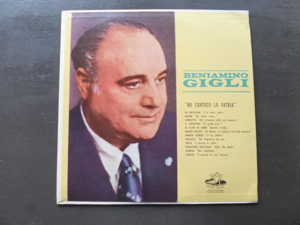 Beniamino Gigli — Ho Cantato La Patria