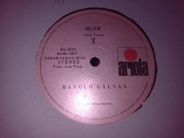Manolo Galván — Mujer - Me Quedo Solo
