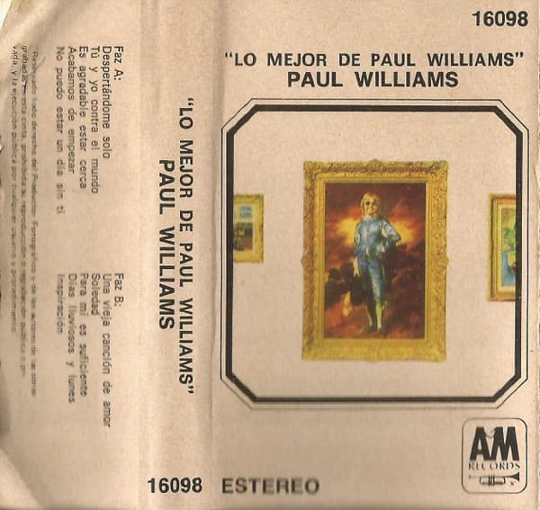 Paul Williams — Lo Mejor De Paul Williams