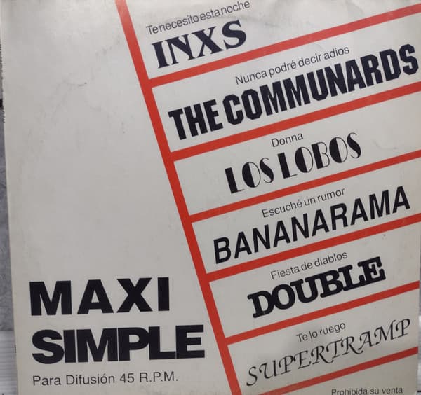INXS & The Communards & Los Lobos & Bananarama & Double & Supertramp — Various