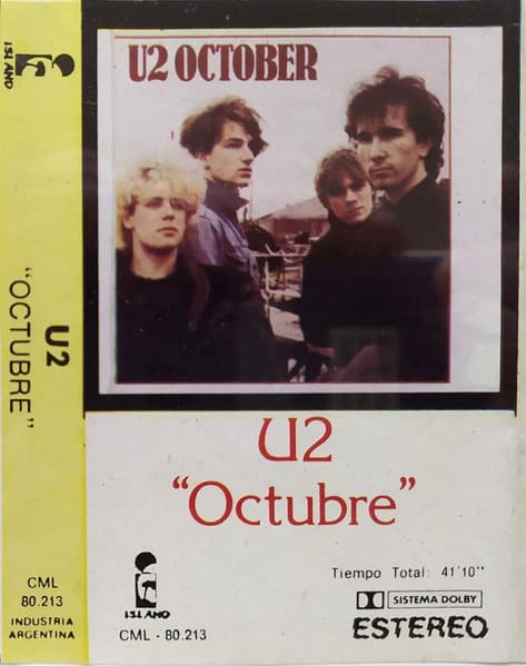 U2 — October = Octubre