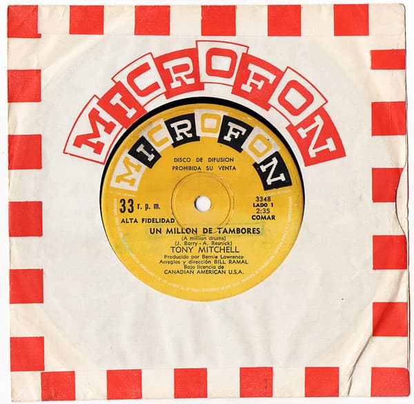 Tony Mitchell — Un Millon De Tambores = A Million Drums / Velas Al Viento = Candle In The Wind
