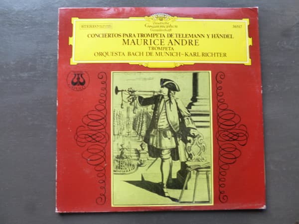 Maurice André & Orquesta Bach De Munich & Karl Richter — Conciertos Para Trompeta De Telemann Y Händel