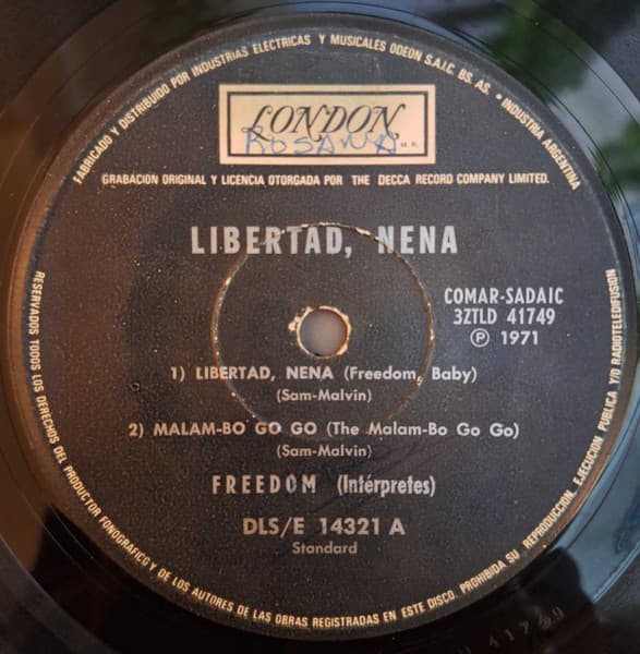 Freedom — Libertad, Nena = Freedom, Baby