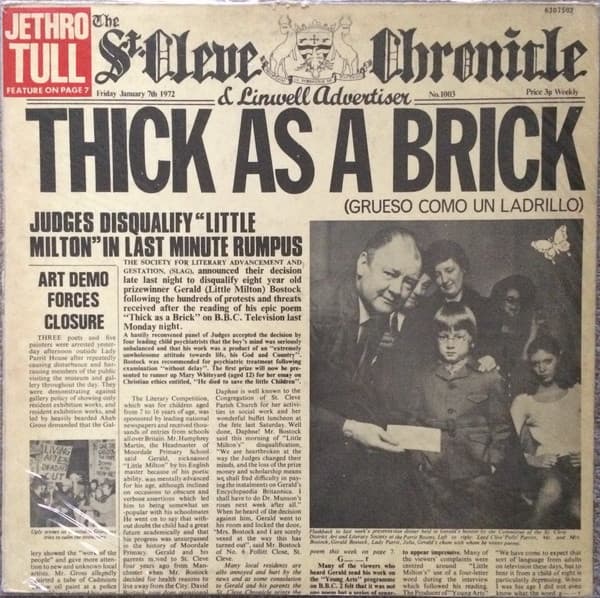 Jethro Tull — Thick As A Brick (Grueso Como Un Ladrillo)