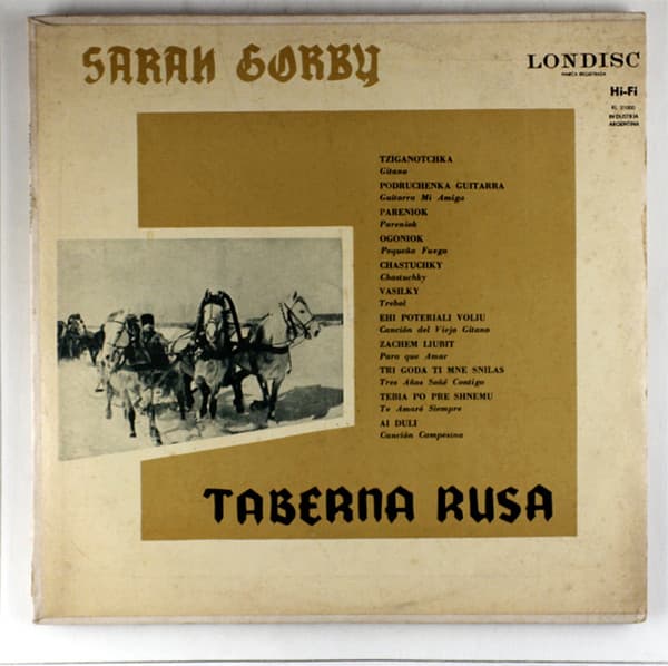 Sarah Gorby — Taberna Rusa