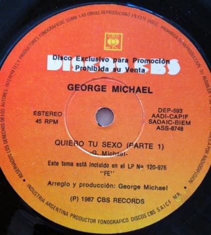 George Michael — Quiero Tu Sexo