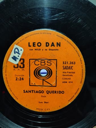 Leo Dan & Milo Y Su Conjunto — Santiago Querido / Estelita