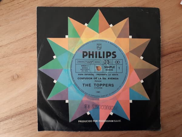 The Toppers — Confusion en la 5ta, Avenida / Miedo en Hong Kong