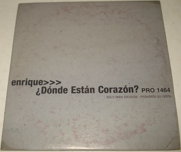 Enrique — ¿Dónde Están Corazón?