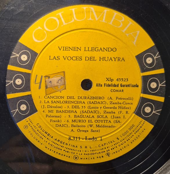 Las Voces de Huayra — Vienen Llegando
