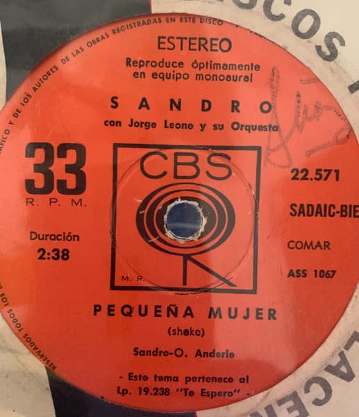 Sandro — Pequeña Mujer / El Deseo De Vivir