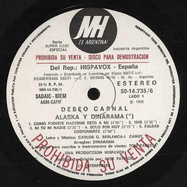 Alaska Y Dinarama — Deseo Carnal