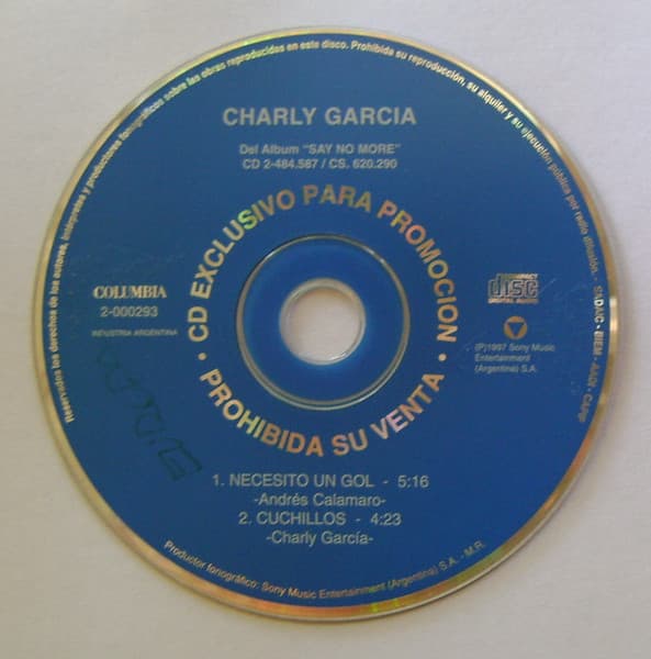 Charly Garcia — Necesito Un Gol / Cuchillos
