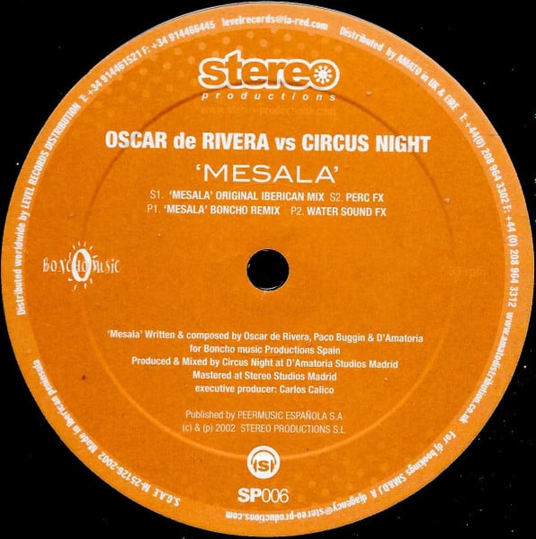 Oscar de Rivera vs. Circus Night – Mesala