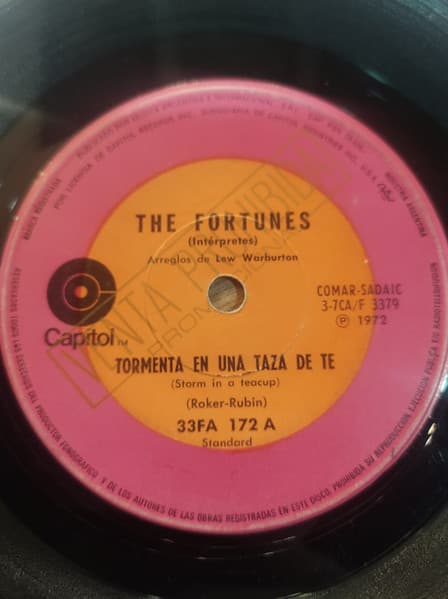 The Fortunes — Tormenta En Una Taza De Te / No Te Estoy Siguiendo