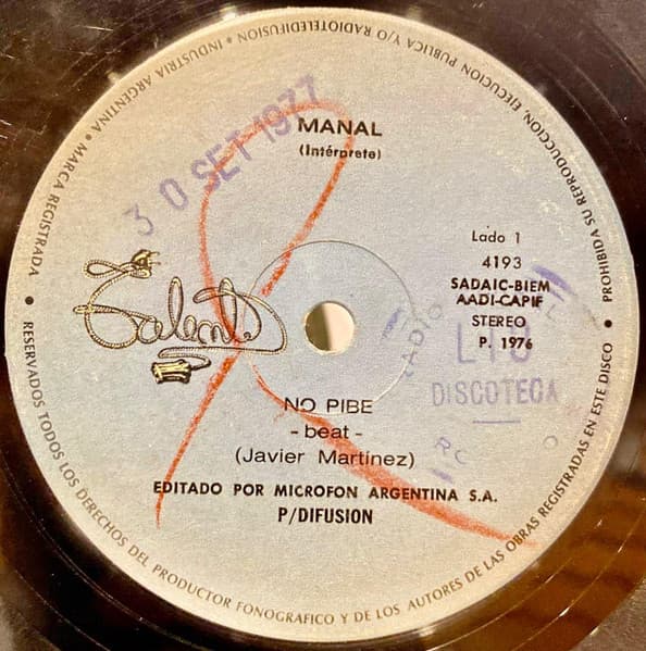Manal — No Pibe / Jugo De Tomate