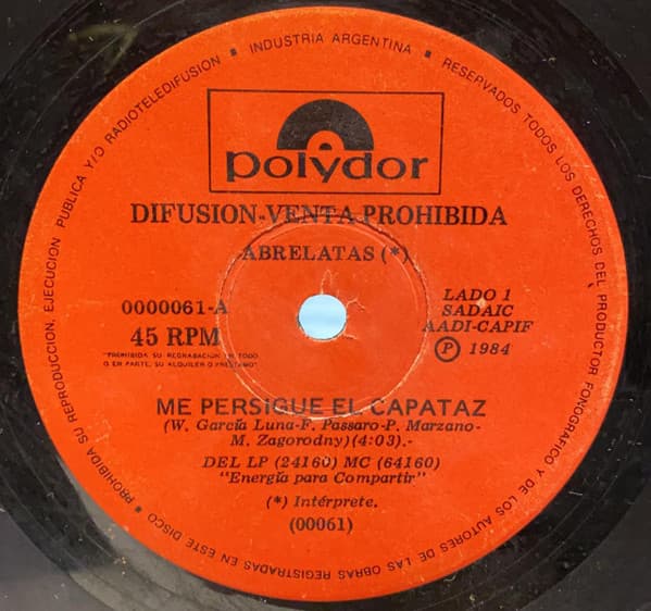 Abrelatas — Me Persigue El Capataz