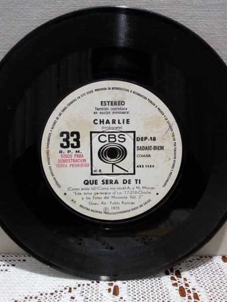 Charlie — Que Será De Ti / La Mandarina A Pedal