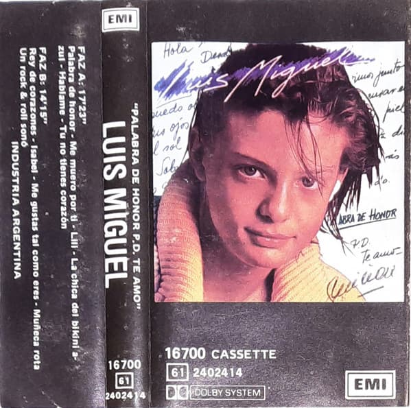 Luis Miguel — Palabra De Honor P. D. Te Amo