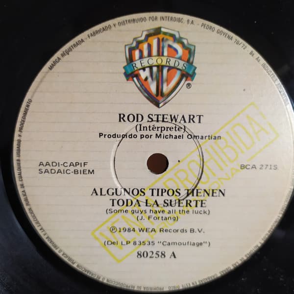 Rod Stewart — Algunos Tipos Tienen Toda La Suerte