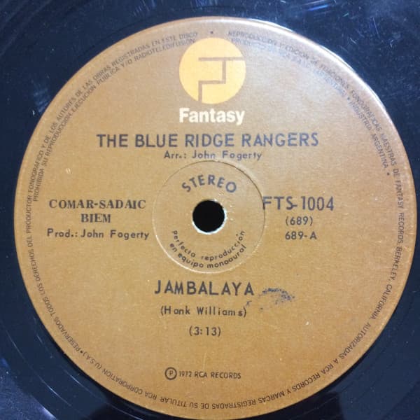 Blue Ridge Rangers — Jambala / Trabajando Sobre Un Edificio