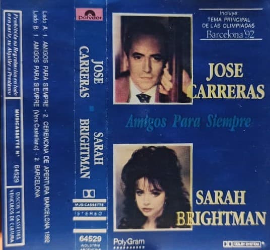 José Carreras & Sarah Brightman — Amigos Para Siempre