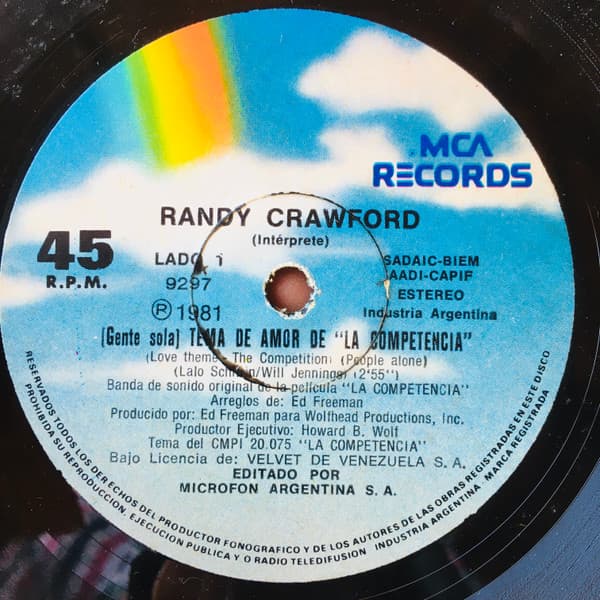 Randy Crawford & Lalo Schifrin — (Gente Sola) Tema De Amor De "La Competencia" = Love Theme "The Competition" (People Alone)