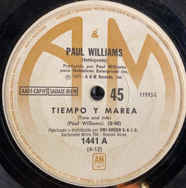 Paul Williams — Tiempo Y Marea